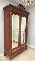 french antique 2 door armoire